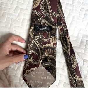 Christian Dior silk tie